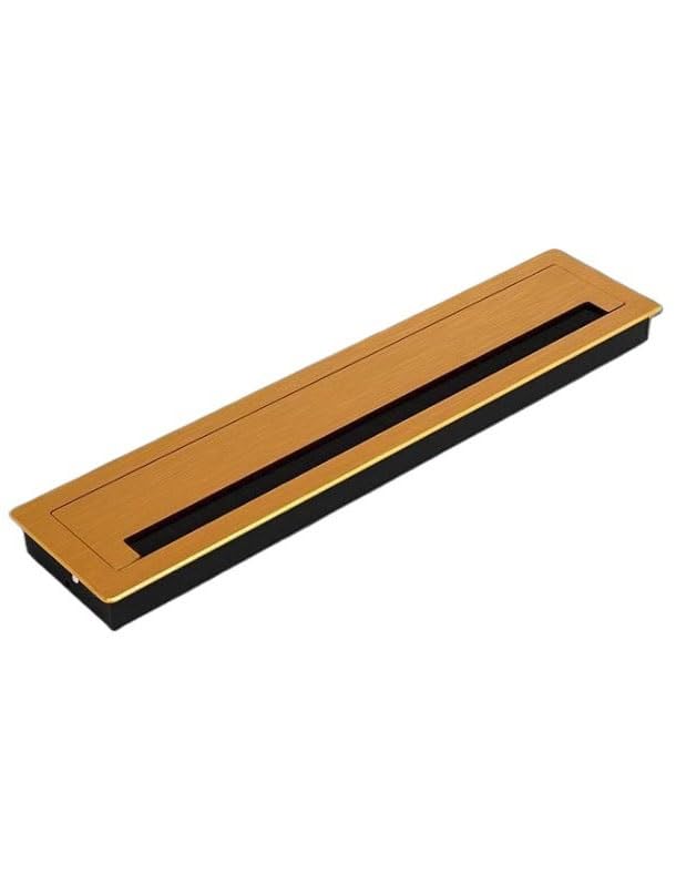Desk Cable Grommet with Dustproof Brush, 90 × 600 mm
