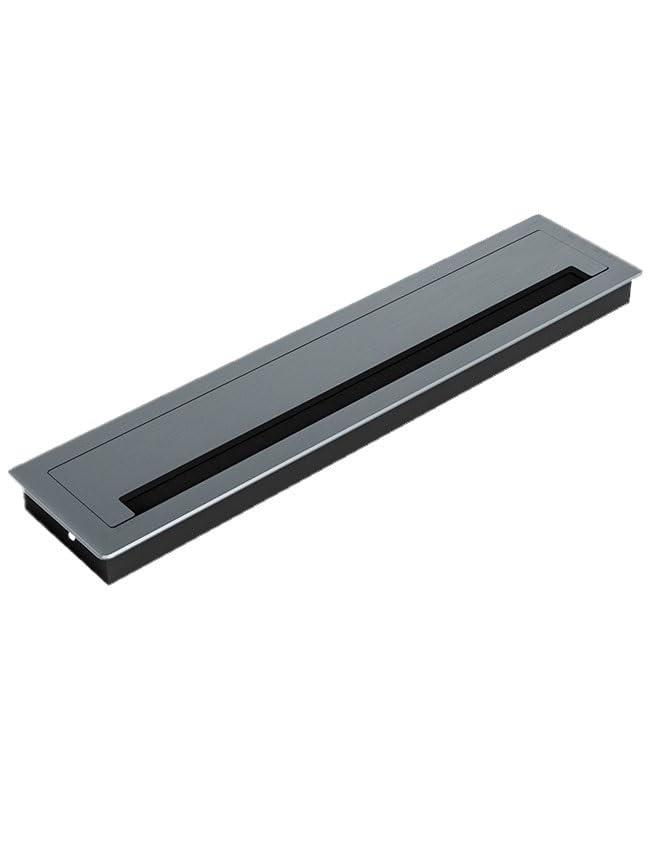 Desk Cable Grommet with Dustproof Brush, 90 × 600 mm