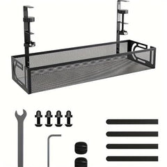 DUAYENDUS Metal Under Desk Cable Management Tray