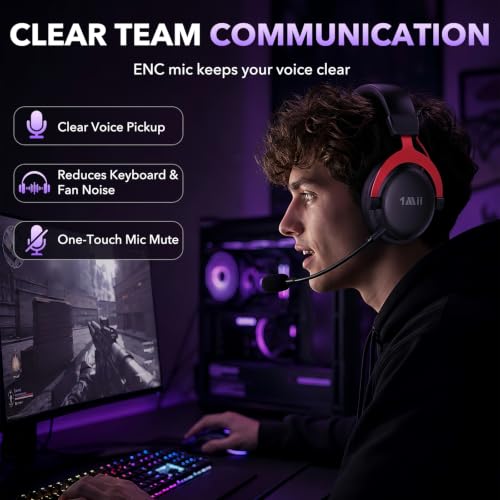 Wireless Gaming Headset with Charging Base
