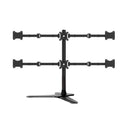 Freestanding Six-Monitor Arm Stand for 10–27-Inch Displays