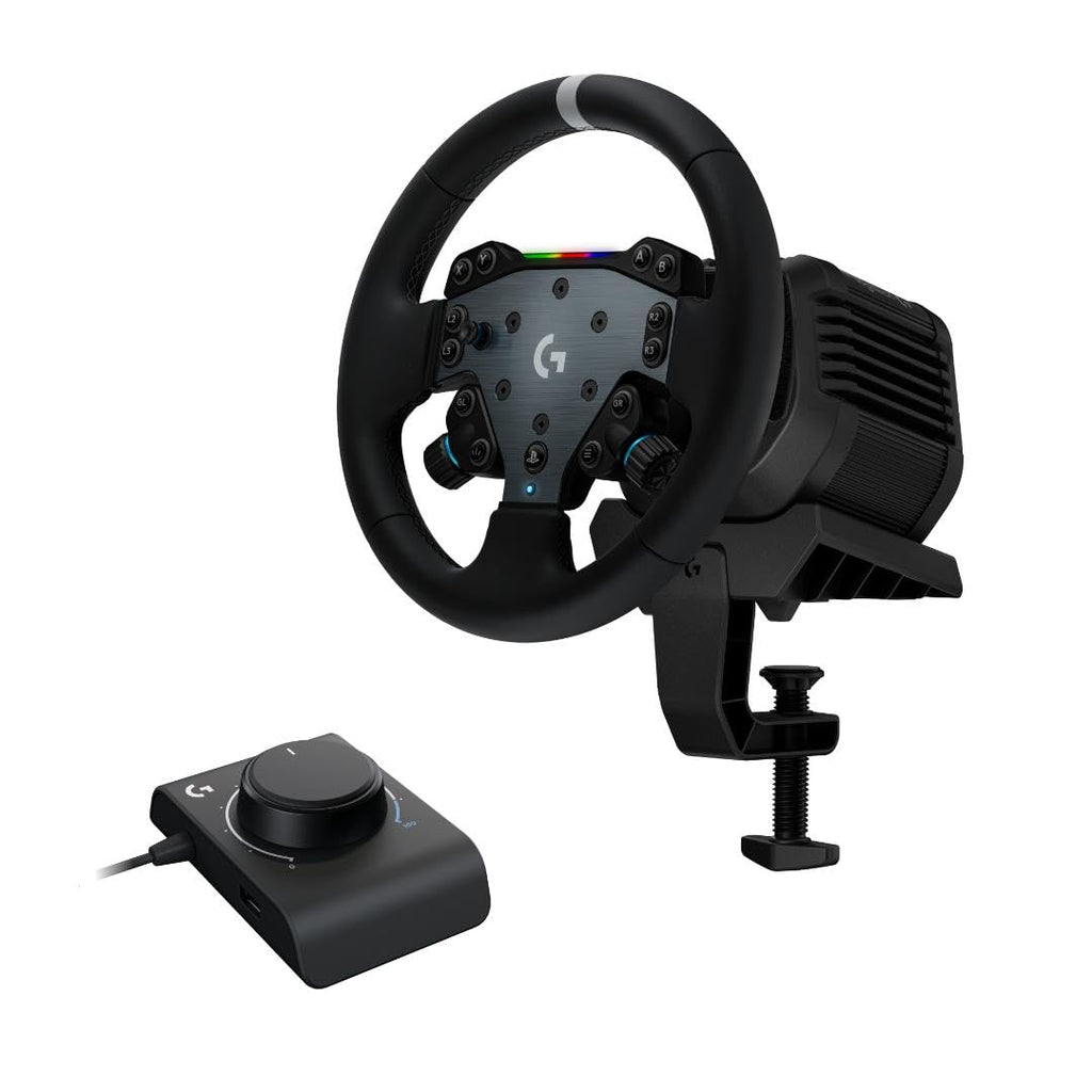 3-Piece Direct Drive Sim Racing Steering Wheel System, 8 Nm