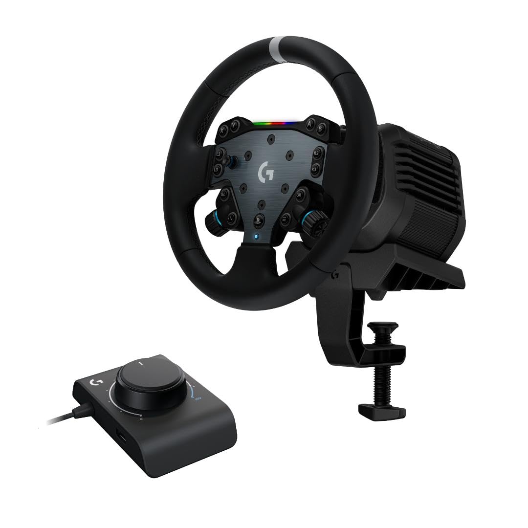 3-Piece Direct Drive Sim Racing Steering Wheel System, 8 Nm