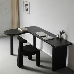 Solid Wood Corner Computer Desk & Gaming Workstation