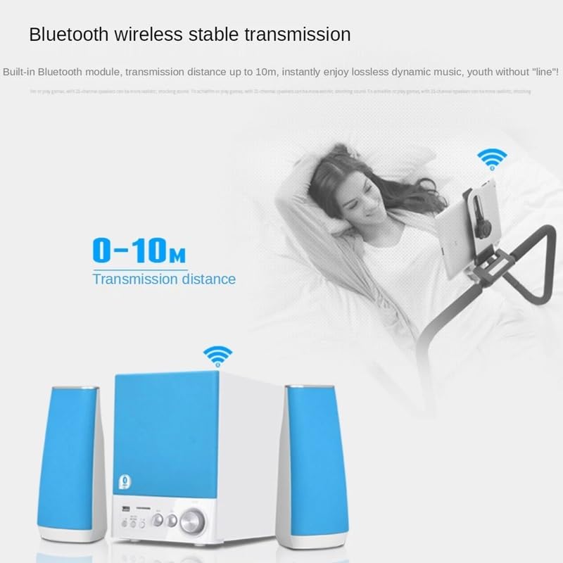 Multimedia Stereo Desktop Speakers with Subwoofer