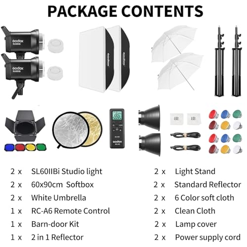Godox LED Video Light Kit for Product Shooting Photography