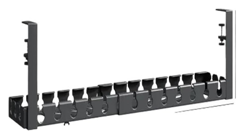 IHlapbacs Iron Under Desk Cable Management Tray