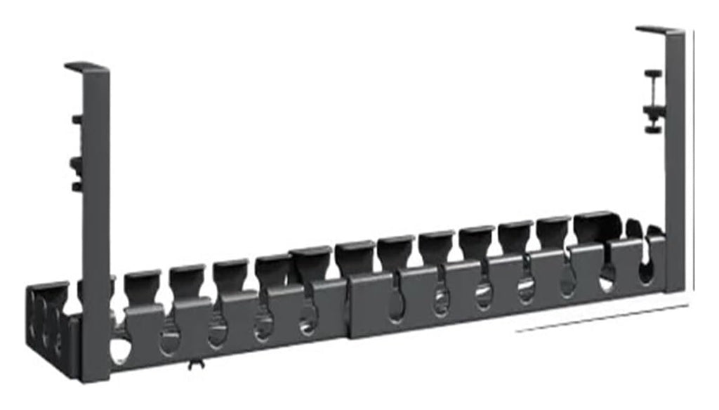 IHlapbacs Iron Under Desk Cable Management Tray
