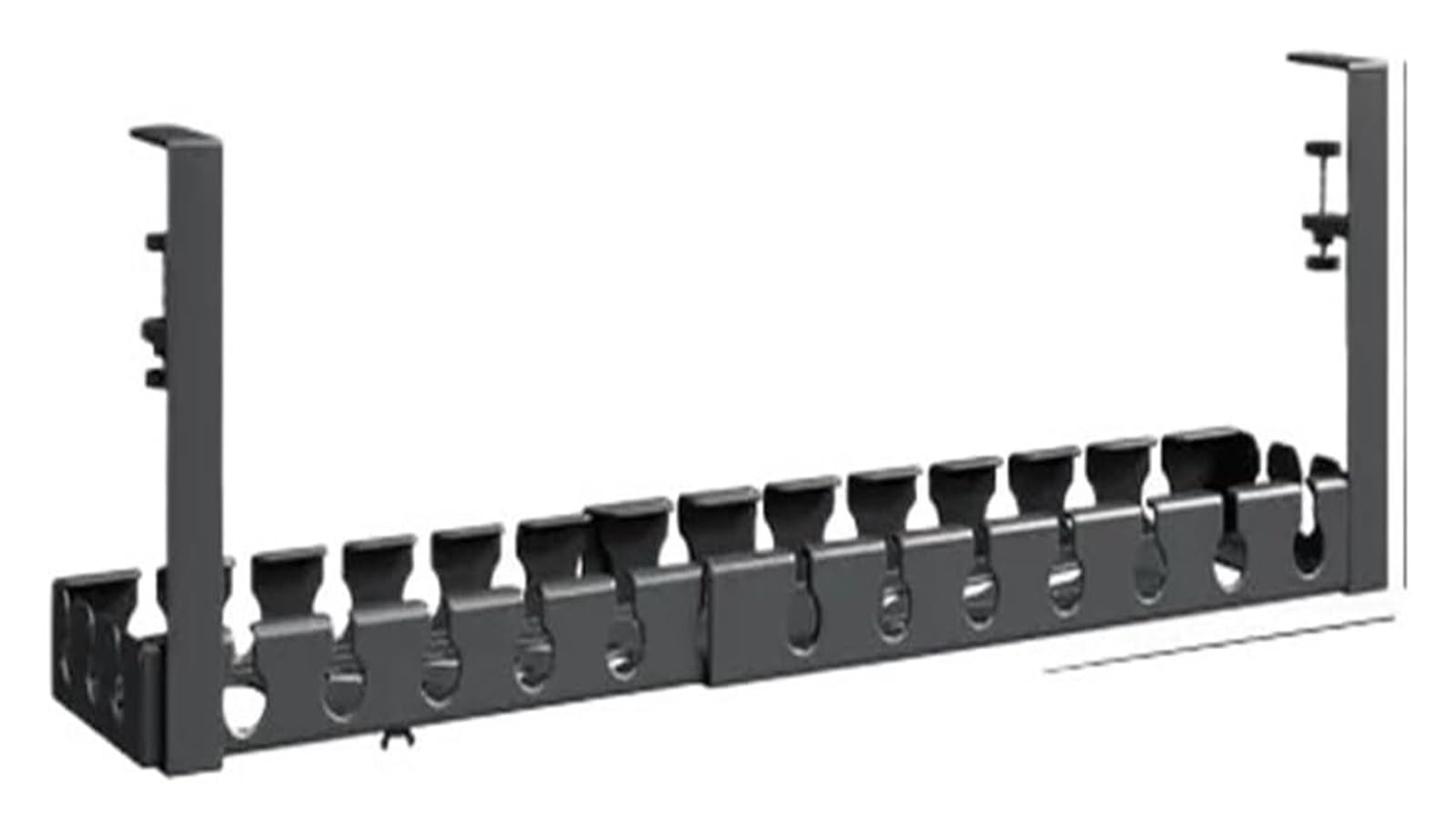 IHlapbacs Iron Under Desk Cable Management Tray