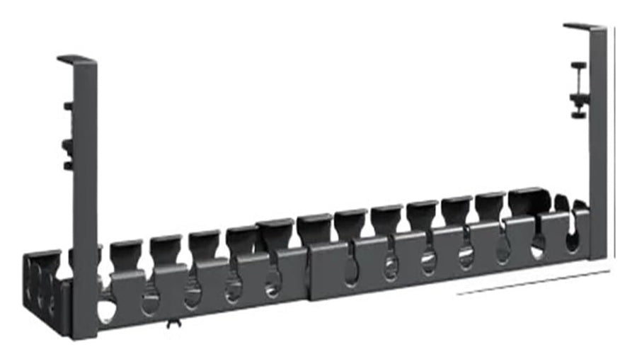 IHlapbacs Iron Under Desk Cable Management Tray