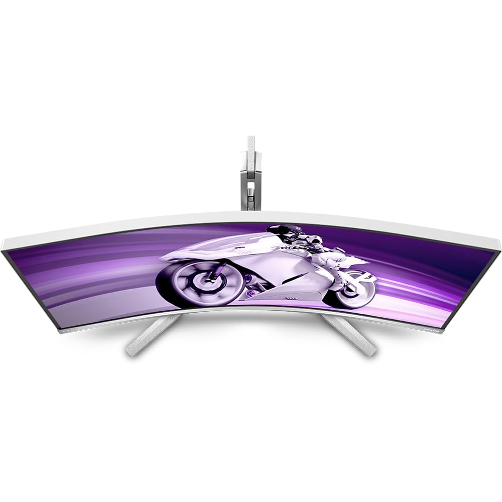 34-Inch WQHD Curved Gaming Monitor, 165Hz, White