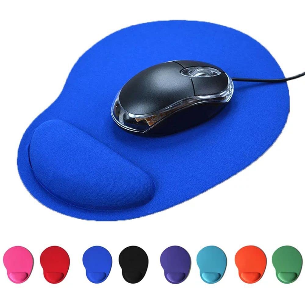 Ergonomic Gel Mouse Wrist Pad, Grey