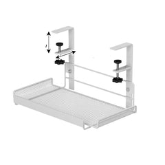 DUAYENDUS Metal Under Desk Cable Management Tray