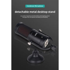 Professional Condenser Microphone for Gaming & Recording