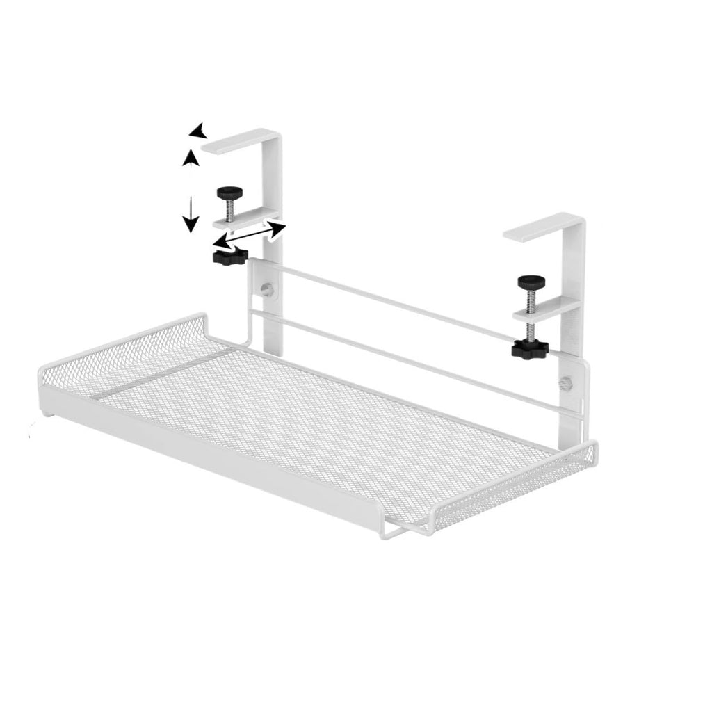 DUAYENDUS Metal Under Desk Cable Management Tray