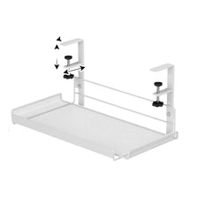 DUAYENDUS Metal Under Desk Cable Management Tray