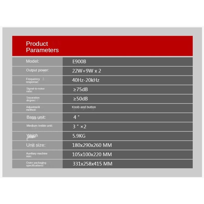 Multimedia Stereo Desktop Speakers with Subwoofer
