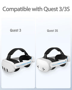 BINBOK VR Head Strap with Battery for Meta Quest 3/3S