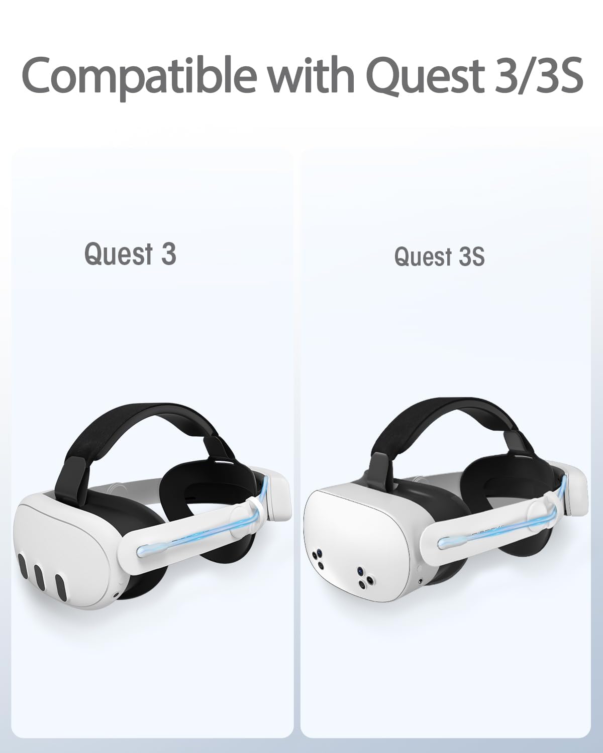 BINBOK VR Head Strap with Battery for Meta Quest 3/3S