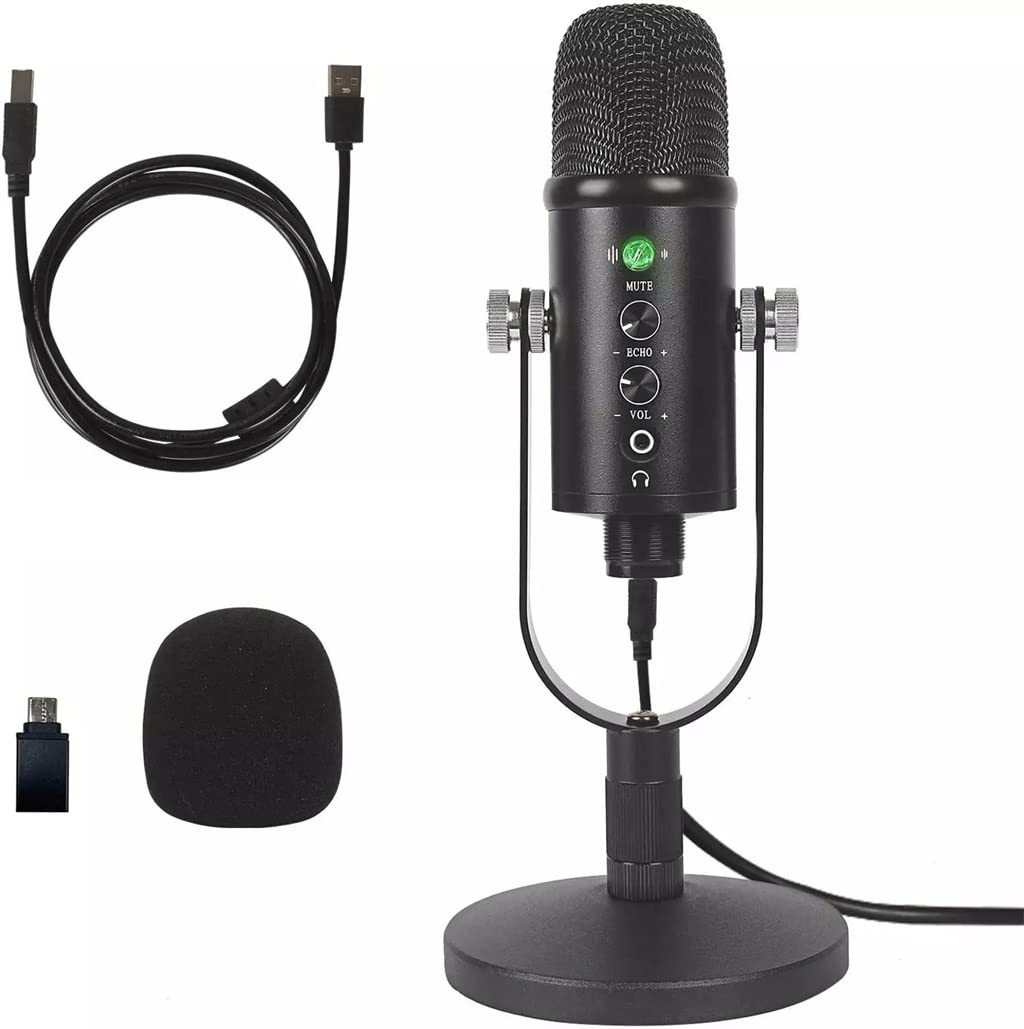 Professional Condenser Microphone for Gaming & Recording