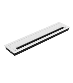 Desk Cable Grommet with Dustproof Brush, 90 × 600 mm