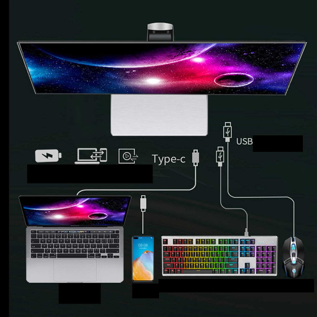 32-Inch Portable IPS Monitor with HDMI, USB-C & DisplayPort