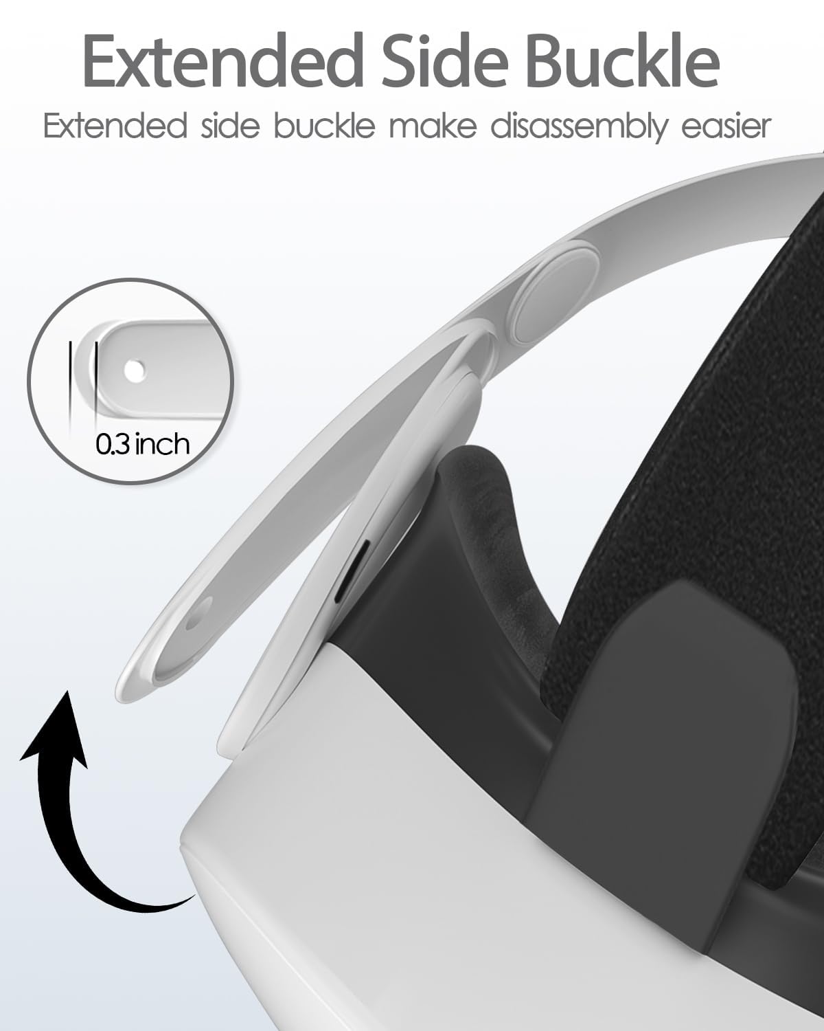BINBOK VR Head Strap with Battery for Meta Quest 3/3S