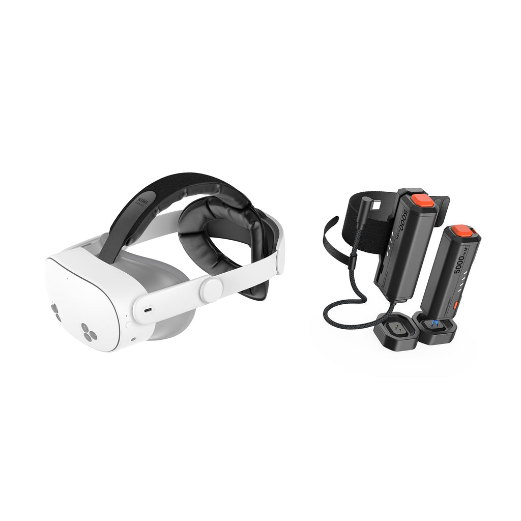 VR Head Strap with Compact Power Bank