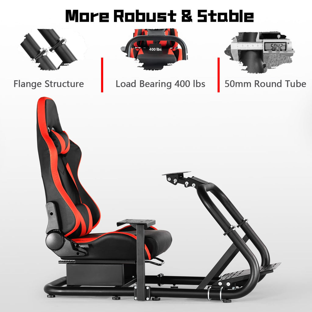 Direct Drive Sim Racing Cockpit with Seat
