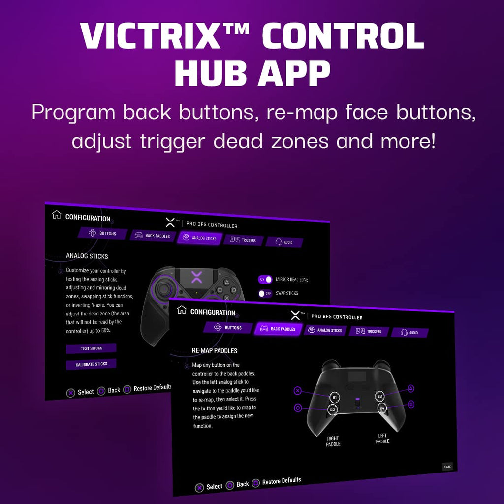 PDP Victrix Pro BFG Wireless Gaming Controller for Playstation 5 / PS5, PS4