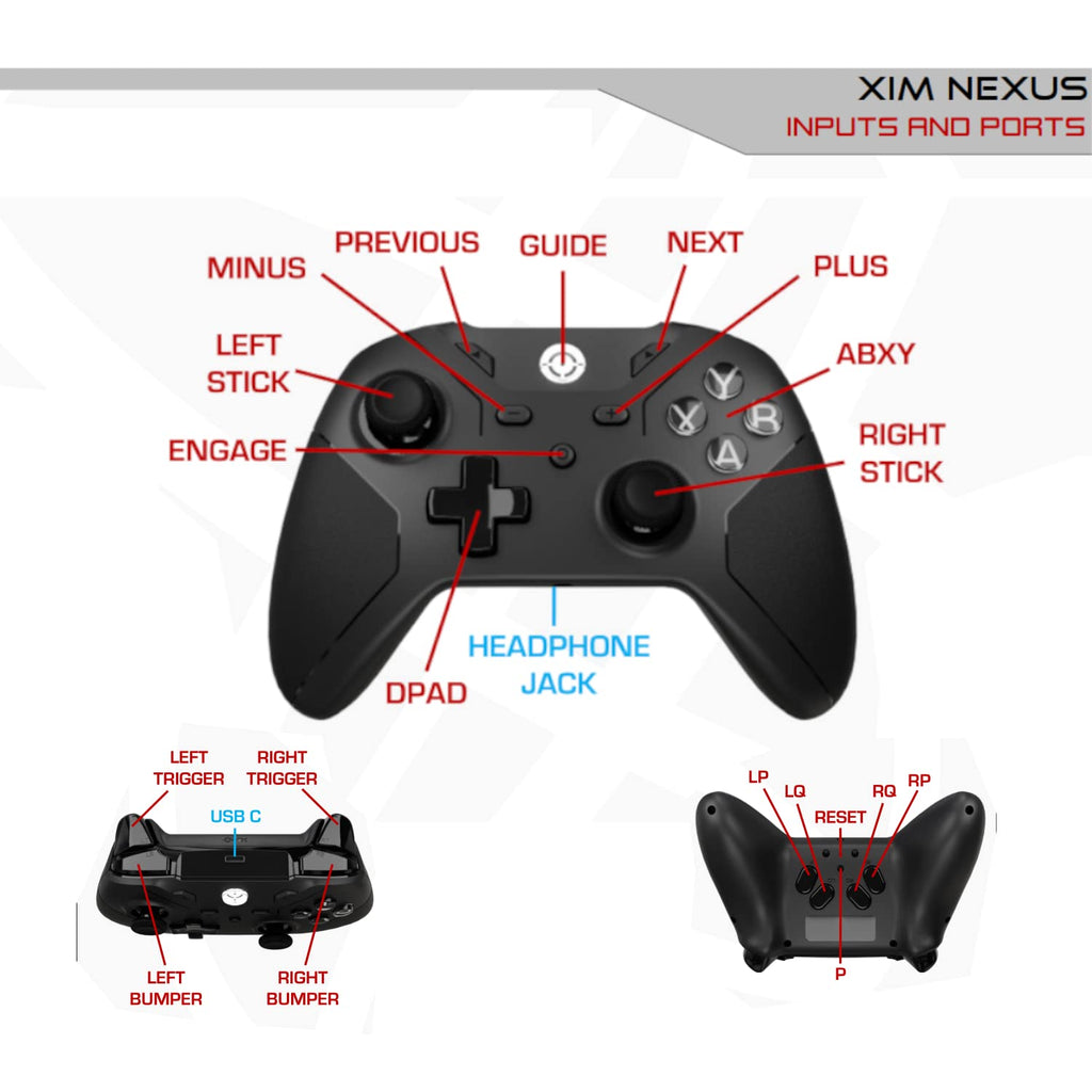 Wireless Motion Aim Gaming Controller for PC, Xbox & PS4