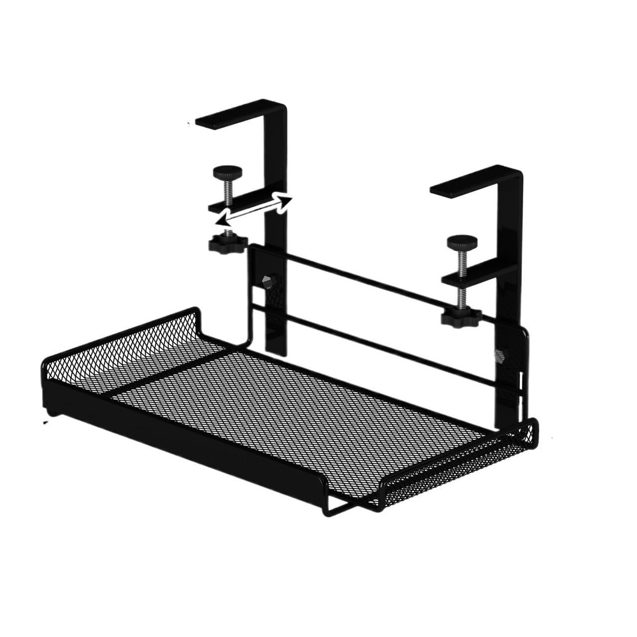 DUAYENDUS Metal Under Desk Cable Management Tray