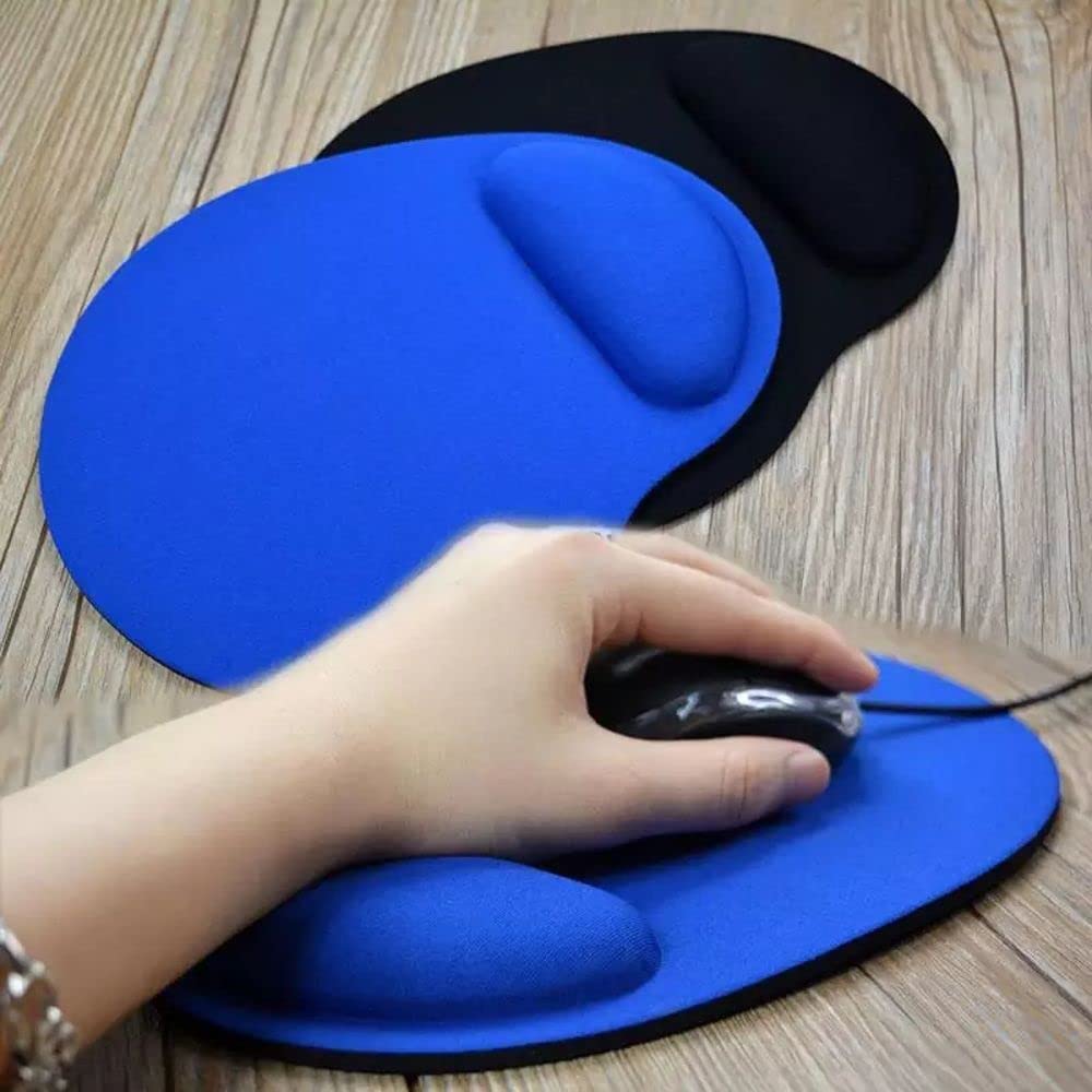 Ergonomic Gel Mouse Wrist Pad, Grey