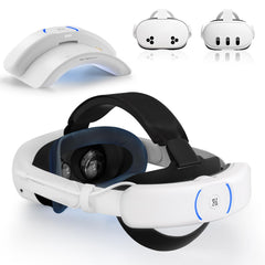 BINBOK VR Head Strap with Battery for Meta Quest 3/3S