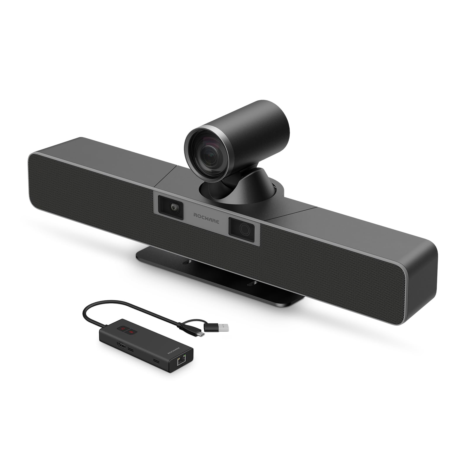 4K Dual-Lens Video Conference Soundbar with 12× Optical Zoom