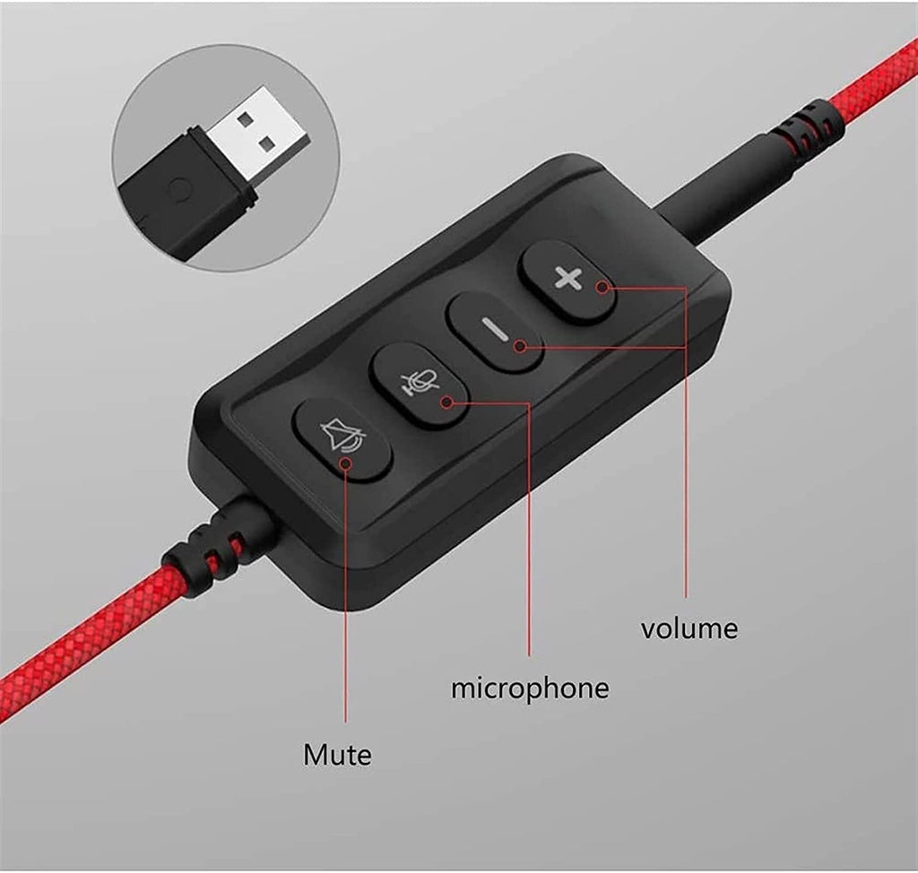 3.5mm Wired Stereo Gaming Headset with Microphone