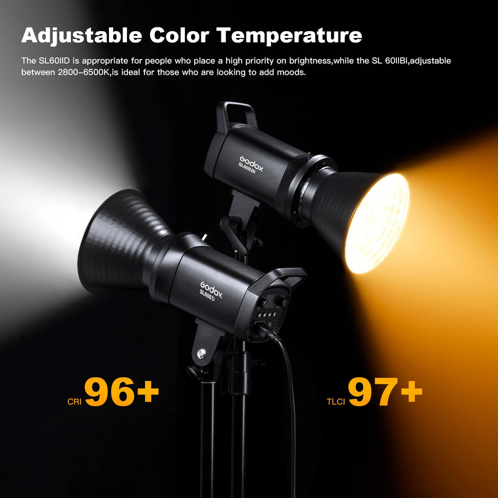 180W Bi-Color LED Video Light Kit, 3-Pack