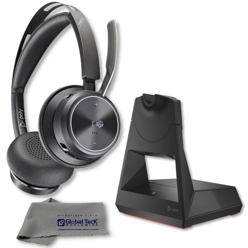 Wireless Over-Ear Headset with Noise-Cancelling Microphone