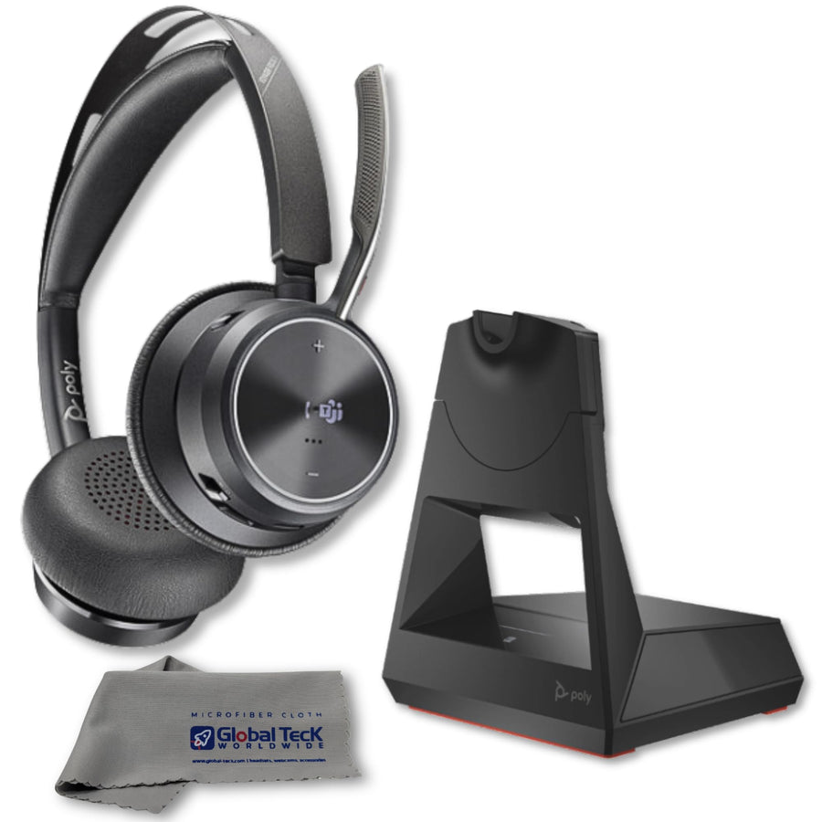 Wireless Over-Ear Headset with Noise-Cancelling Microphone