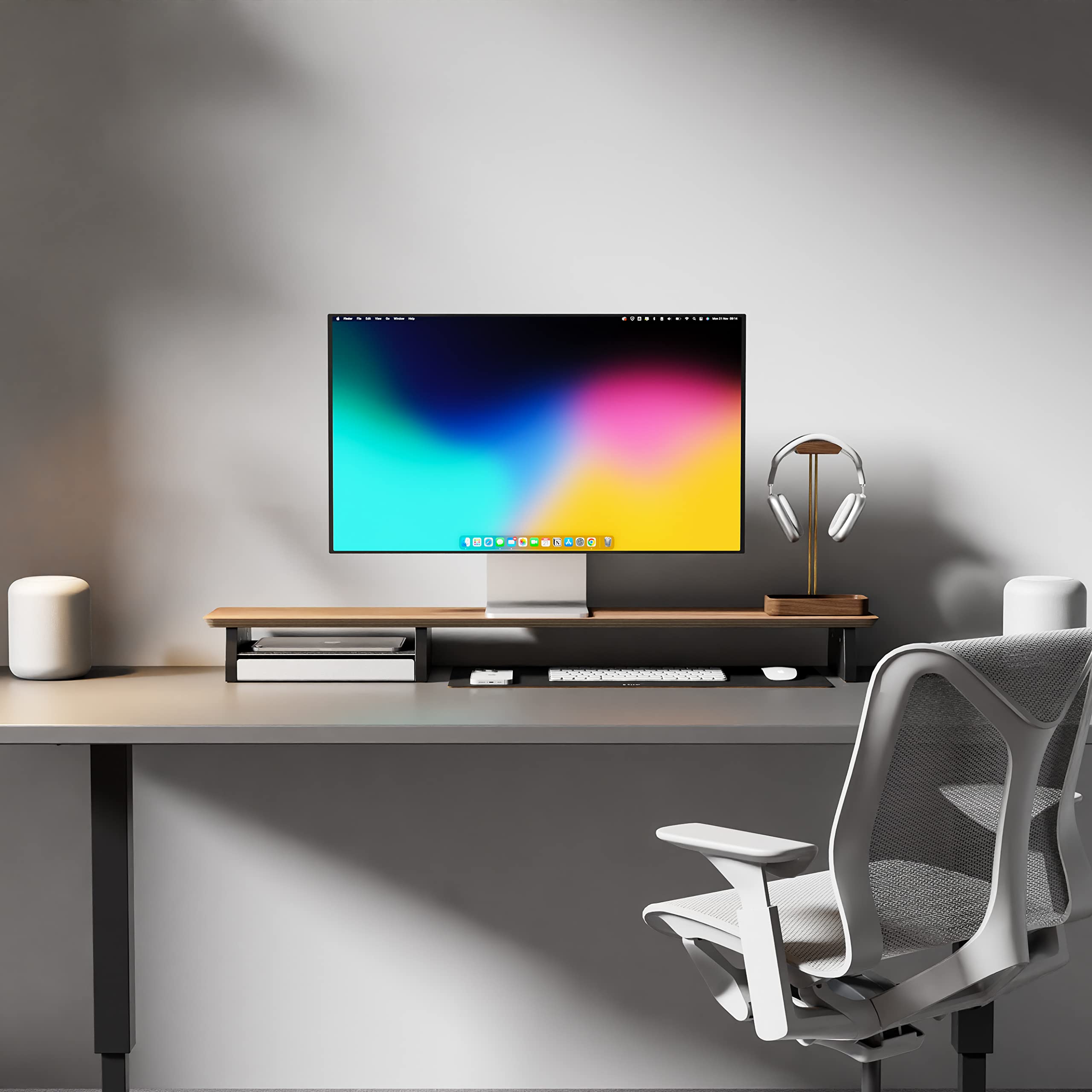 Leather Desk Mat Non Slip Large Mouse Pad Desk Blotter