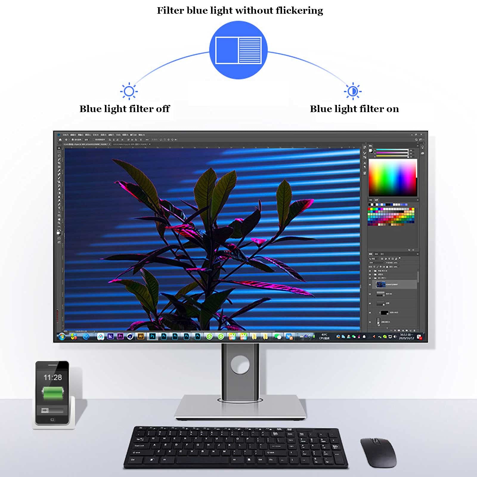 32-Inch Portable IPS Monitor with HDMI, USB-C & DisplayPort