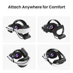 VR Head Strap with Compact Power Bank