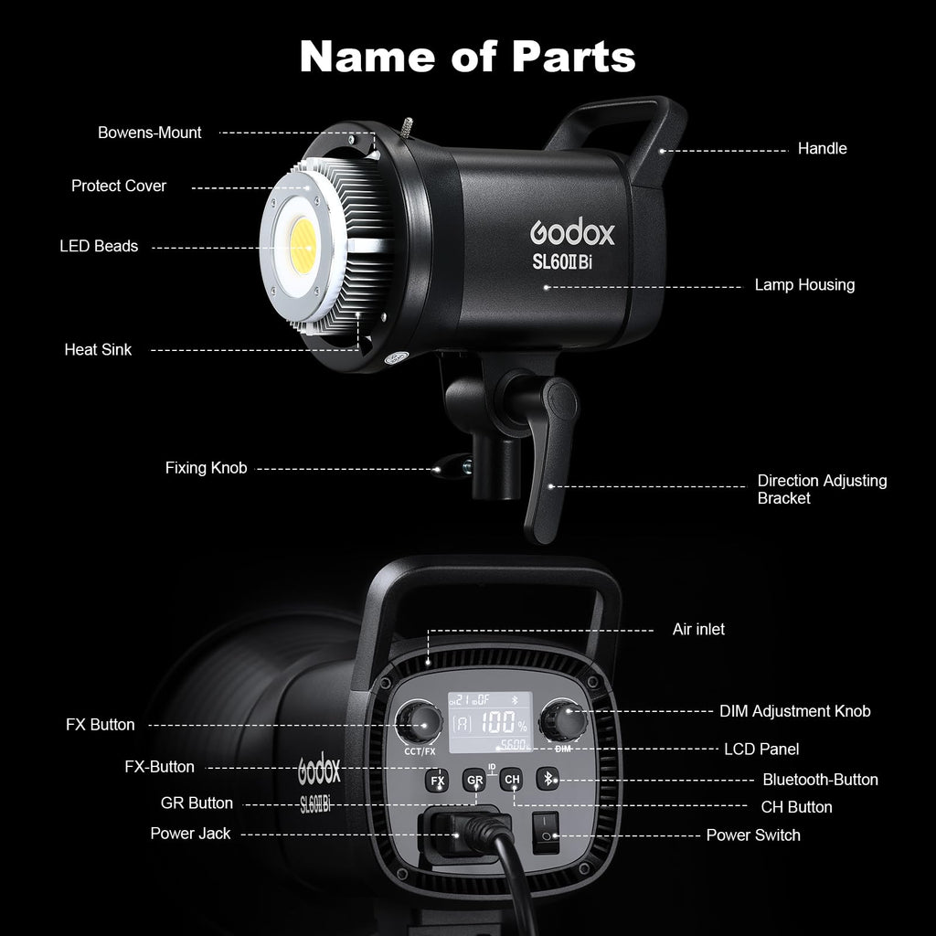 180W Bi-Color LED Video Light Kit, 3-Pack