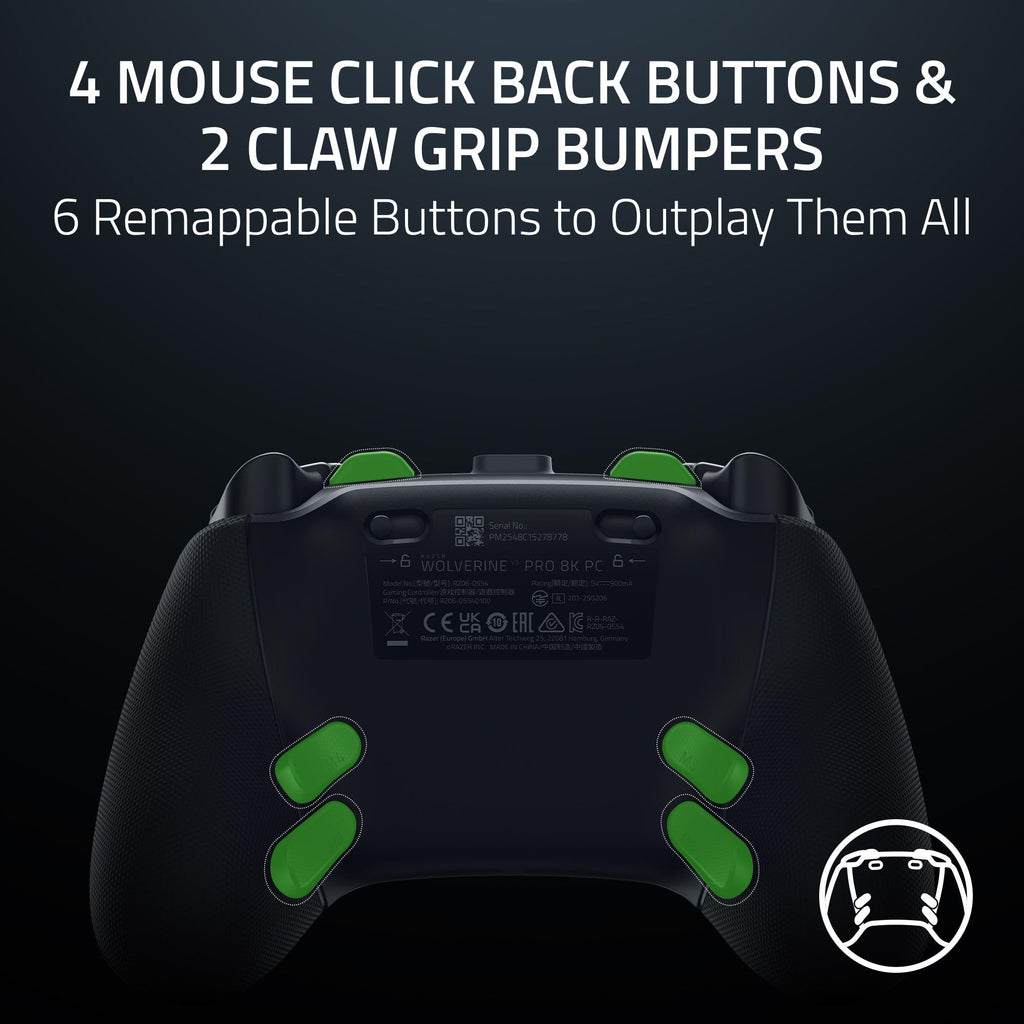 Razer Wolverine V3 Pro 8K PC Wireless Gaming Controller, Black