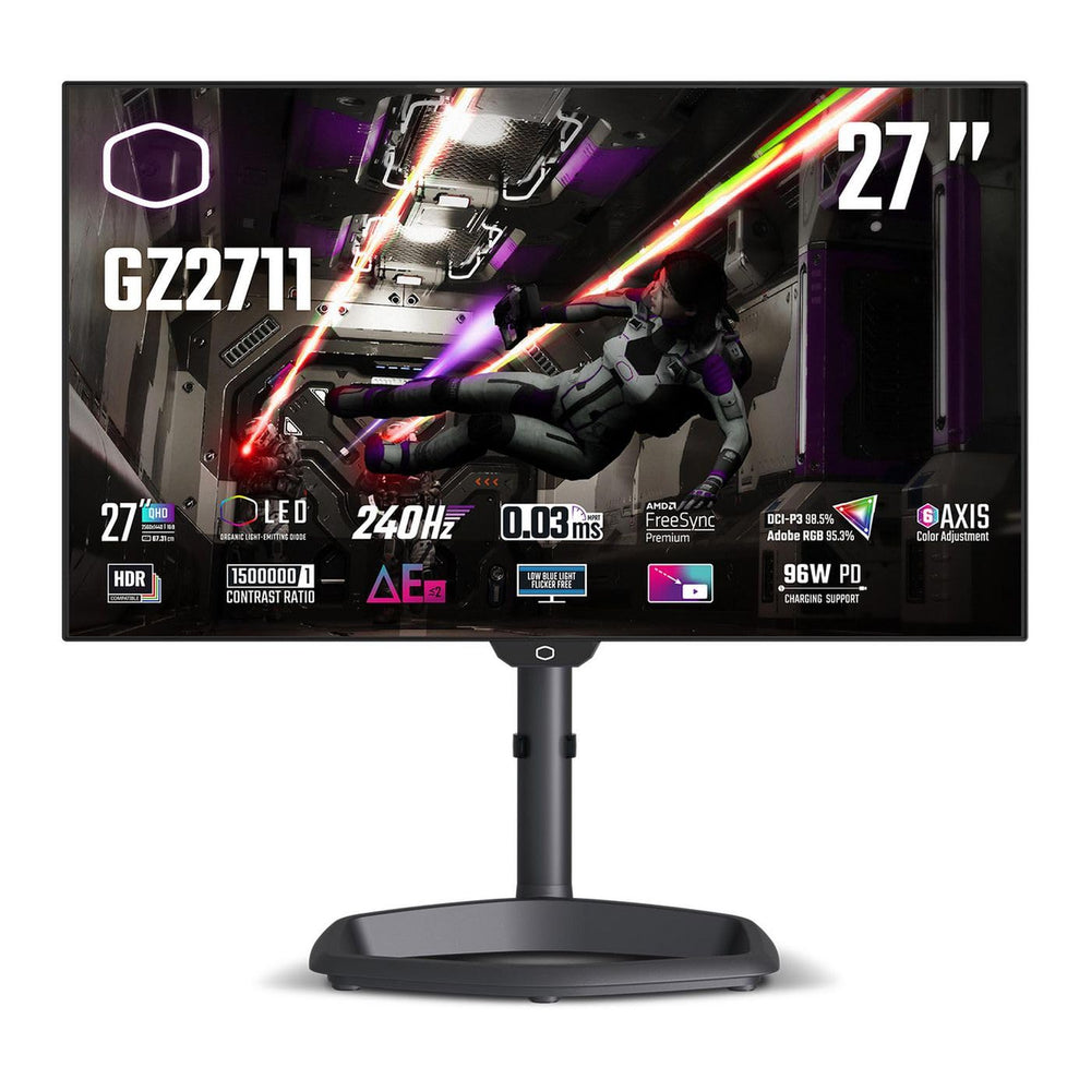 27-Inch 2560×1440 OLED Gaming Monitor, Black