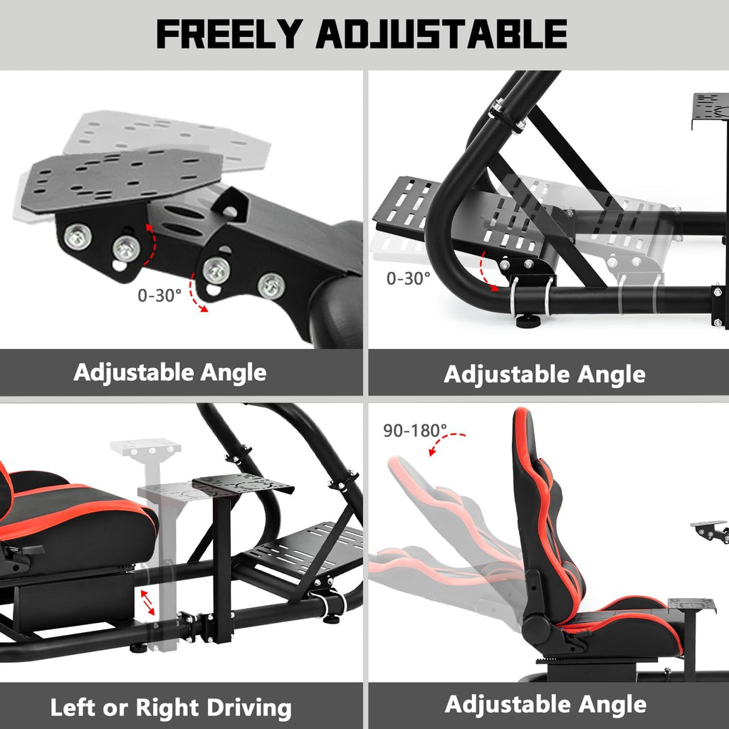 Direct Drive Sim Racing Cockpit with Seat