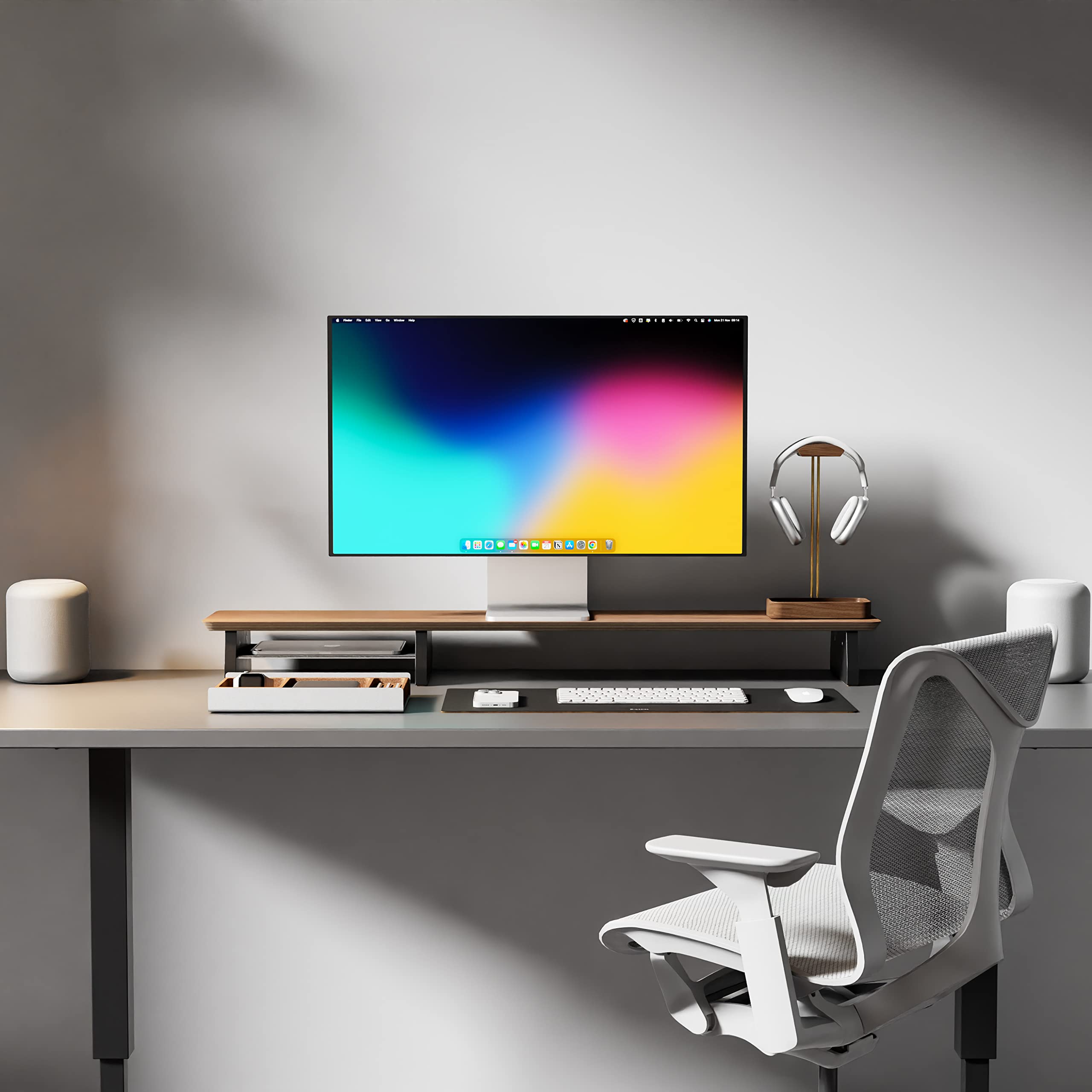 Leather Desk Mat Non Slip Large Mouse Pad Desk Blotter
