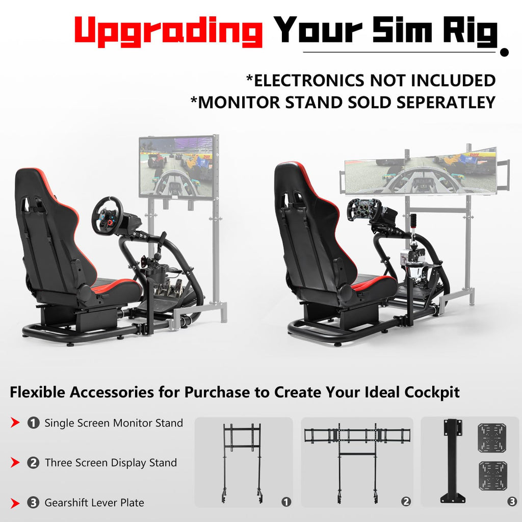 Direct Drive Sim Racing Cockpit with Seat