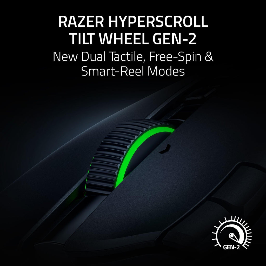 Razer Naga V3 Pro Wireless MMO Gaming Mouse with Swappable Side Plates