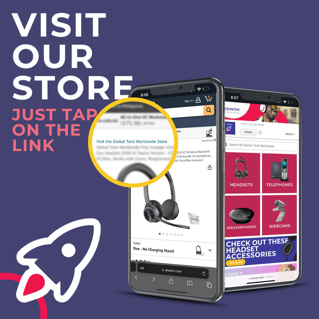 Wireless Over-Ear Headset with Noise-Cancelling Microphone